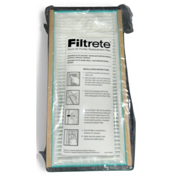 2 Filtrete A/D/H Allergen Reduction Air Purifier Filters HEPA - Honeywell Holmes - Picture 3 of 4
